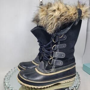 Sorel Women's Joan of Arctic NL1540-010 Fur Waterproof US 9 Snow black Boots 99%